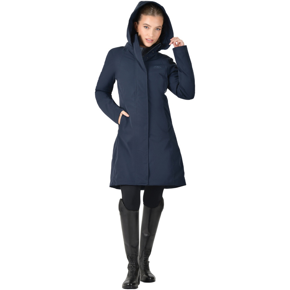 2025 Weatherbeeta Womens All Purpose Waterproof Longline Equestrian Jacket 1028432 - Navy